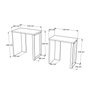 Hanah Home Mesas nido On7-W Blancas